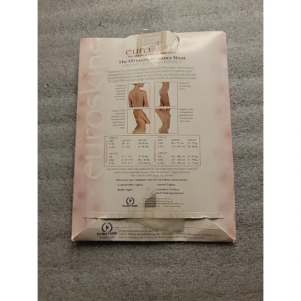 Euroskins Micro Fiber Undergarment Child Seamless Camisole Skin‎ Tone Size Small